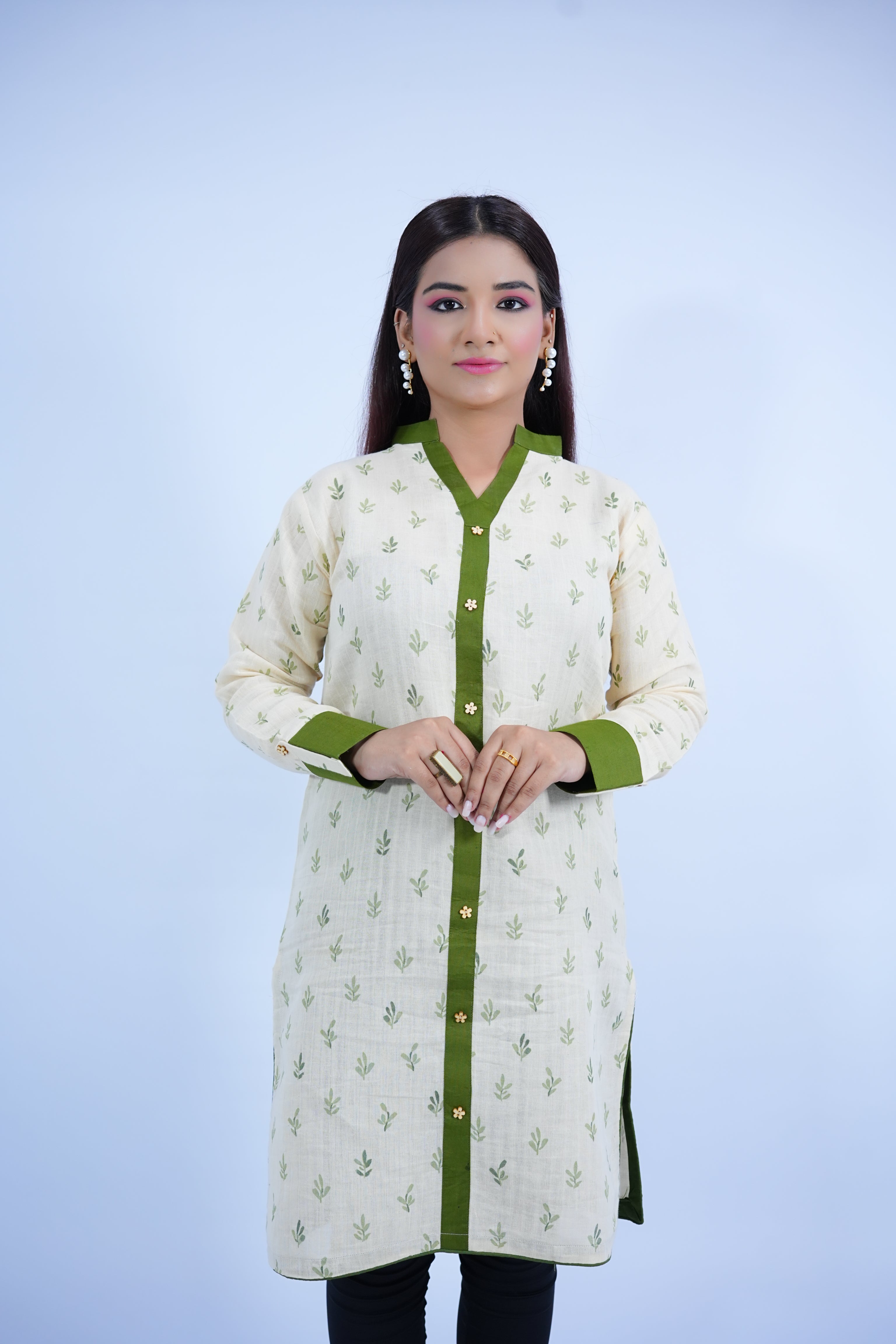 Elegance Green Kurti