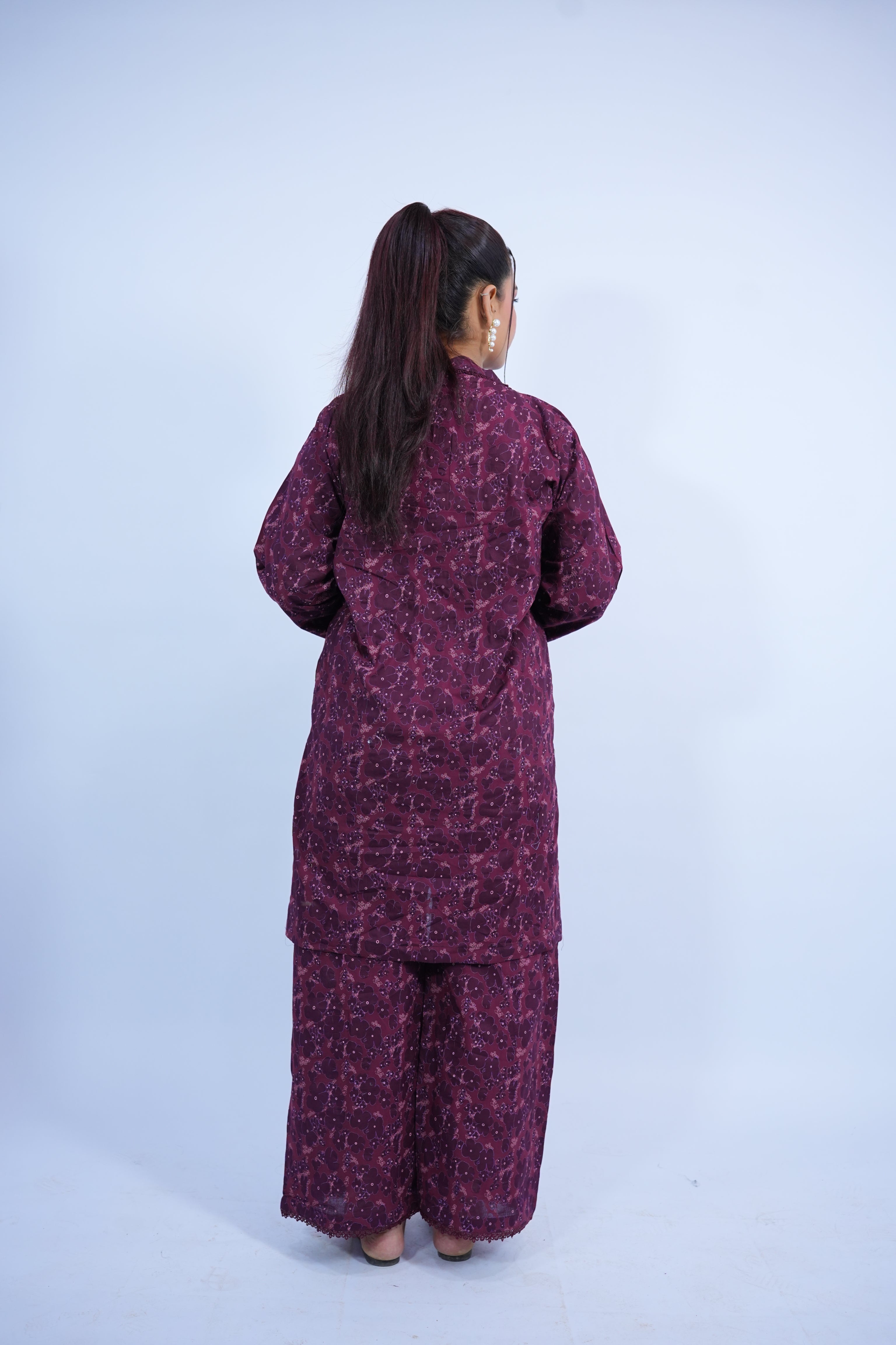 Shab-e-Gul Stitched Lawn 3 Pcs Suit