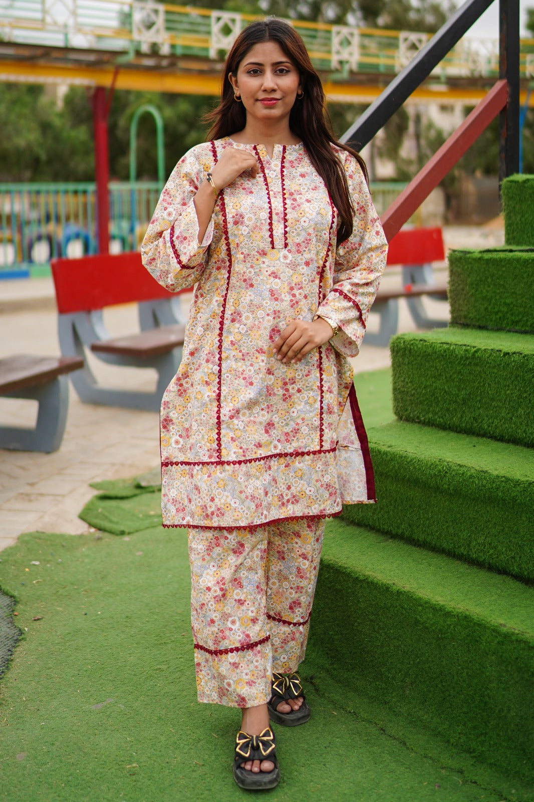 Printed Soft Cotton Co-Ords Set