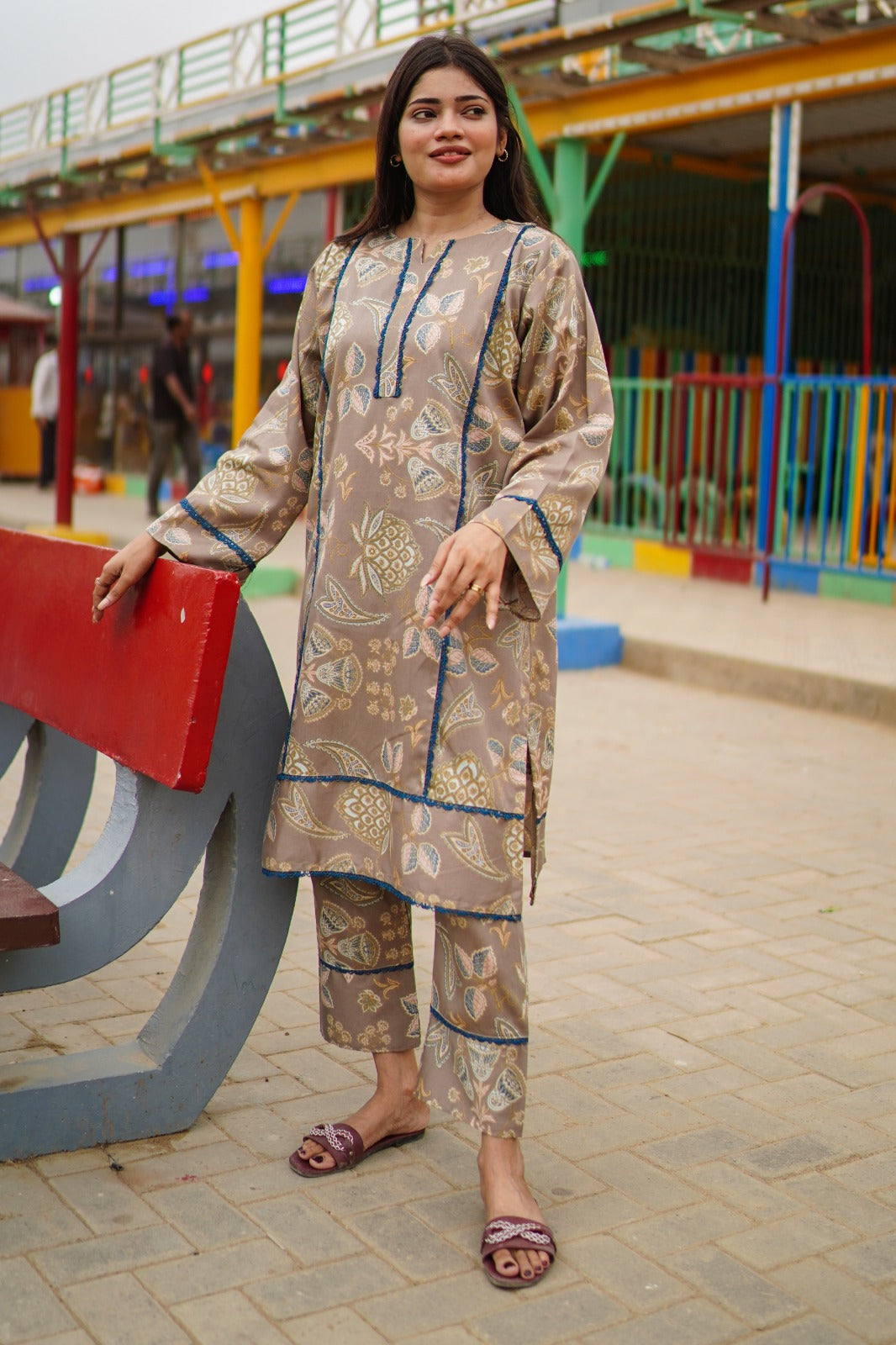 Printed Soft Cotton Co-Ords Set